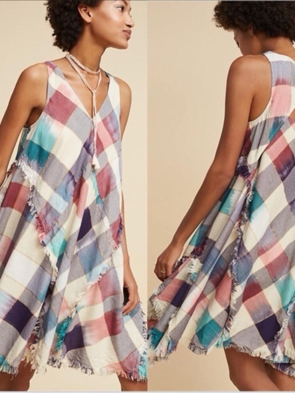 Anthropologie Angela Metallic Picnic Dress